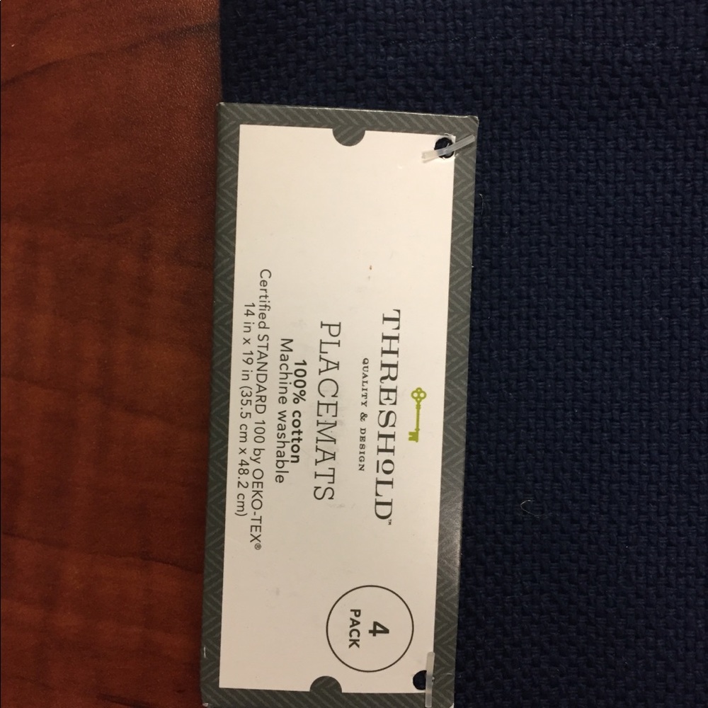 Threshold Navy Place Mats